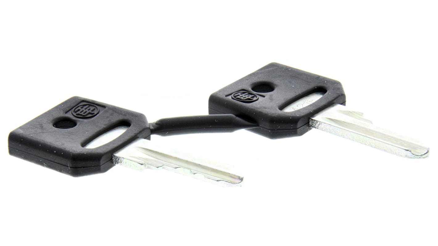 Chiave per interruttore a chiave Schneider Electric ZBG421E, compatibile con serie XB4 e XB5, per montaggio a filo.