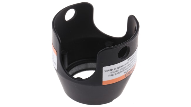 Protezione in metallo nero Schneider Electric ZBZ1602 per pulsanti da 40 mm Serie Harmony XB - Resistente agli ambienti industriali.