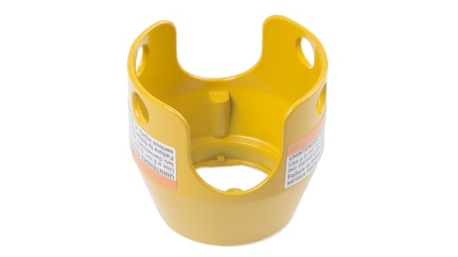 Protezione bloccabile gialla per pulsanti di emergenza XB4 e XB5 - Serie Harmony XB - ZBZ1605 Schneider Electric - Resistente all'acqua IP66.