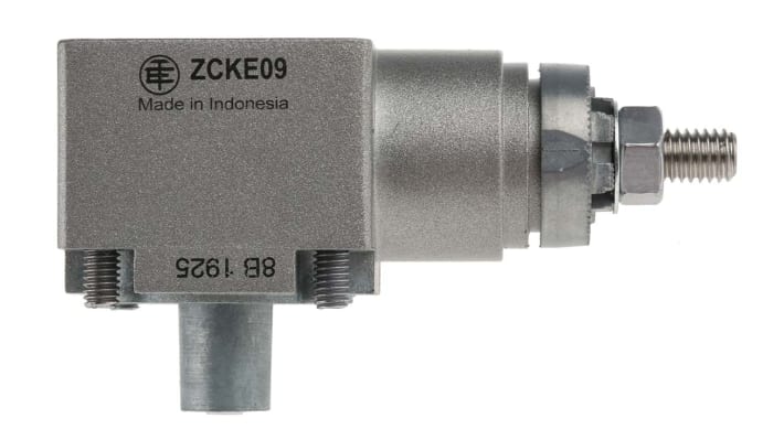 Interruttore di fine corsa Telemecanique Sensors ZCKE09 per serie Classic XCK J. Testa in metallo per prestazioni affidabili. Compatibile con serie XC.