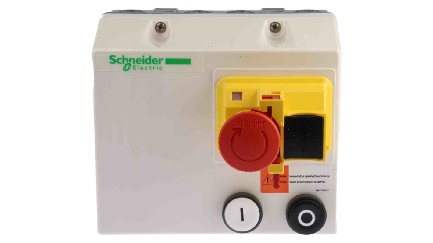 Starter DOL automatico Schneider Electric LG7K06Q705 per motori 3 fasi, potenza 0.25 kW, tensione 440 V, grado di protezione IP657.