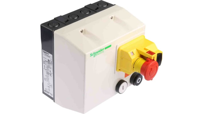 Starter DOL automatico Schneider Electric LG7K06Q705 per motori 3 fasi, potenza 0.25 kW, tensione 440 V, grado di protezione IP657.