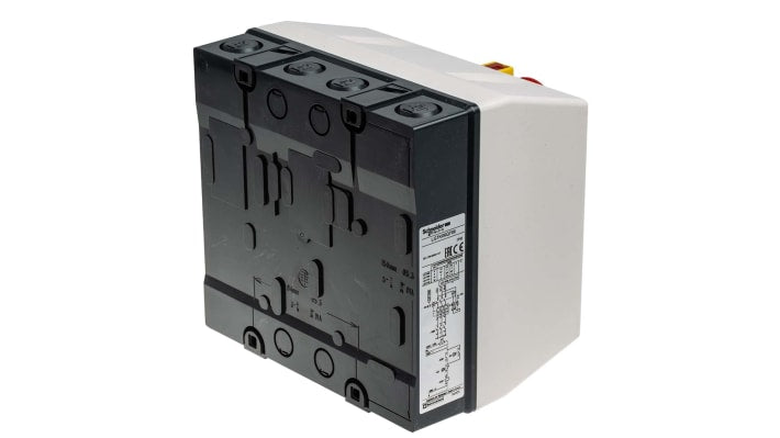 Starter DOL automatico Schneider Electric LG7K06Q706, 3 fasi, potenza 0,55 kW, tensione 440 V AC, grado di protezione IP657. Dimensioni: 165x175x120 mm, contenitore in plastica/metallo.