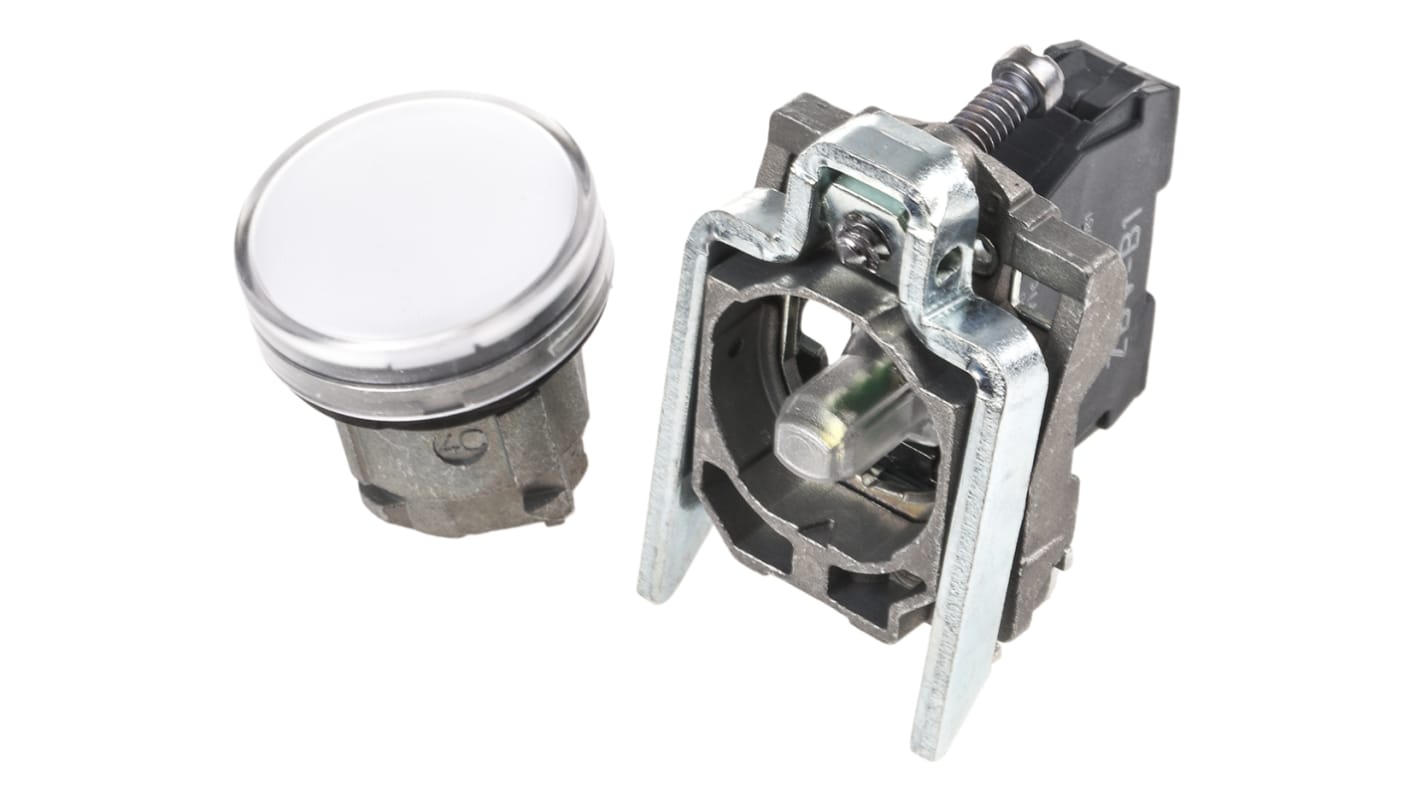 Spia LED universale Schneider Electric XB4BVB1 22mm Montaggio a pannello IP66/IP67/IP69K - Resistente e versatile per ambienti difficili.