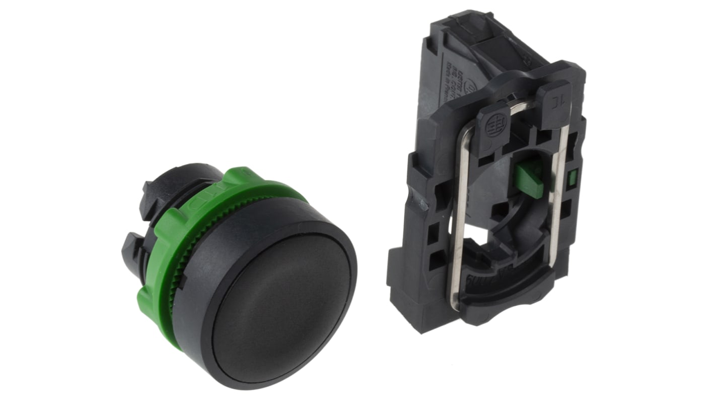 Pulsante Schneider Electric XB5AA21 SPST, Montaggio a Pannello, 10A, IP66/IP67/IP69K - Ideale per automazione industriale.