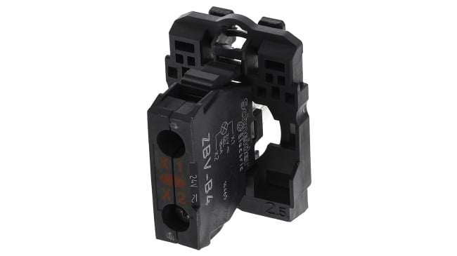 Luce pilota a LED Schneider Electric Harmony XB5, modello XB5AVB4, 22mm, montaggio a pannello, IP66/IP67/IP69K. Ideale per applicazioni industriali.