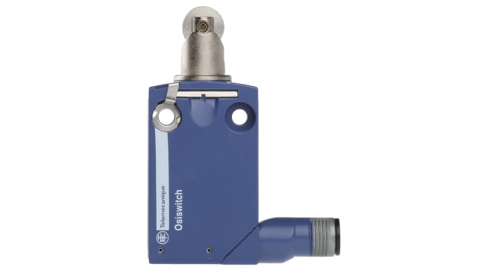 Interruttore di fine corsa Telemecanique XCMD2102M12, Tasto a rotella, NO/NC, 240V, 1,5A, IP66-68. Ideale per industria e movimentazione materiali.