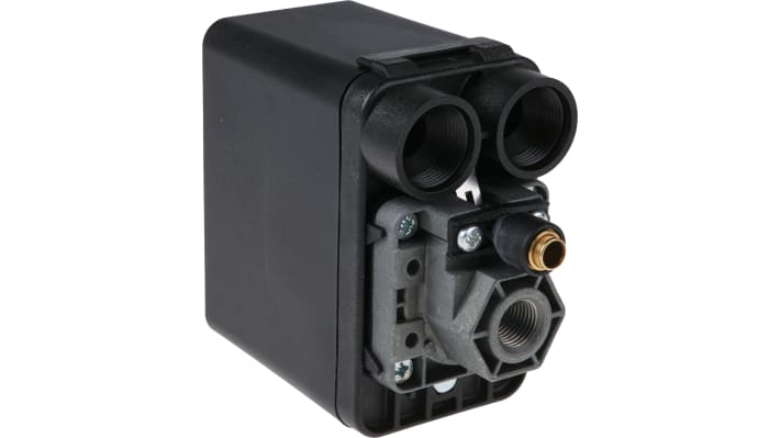 Sensore di pressione differenziale Telemecanique Sensors XMPE12C2131, max 12 bar, attacco G 1/4, IP54, per aria e acqua.