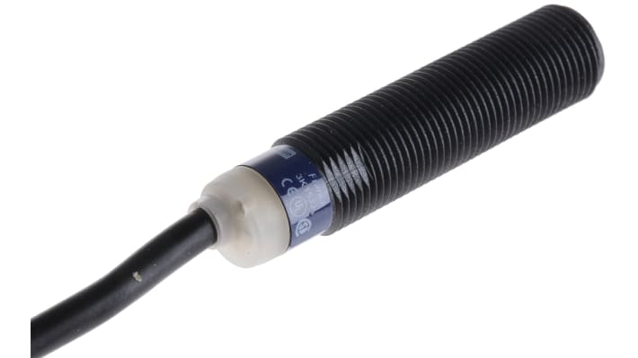 Sensore di prossimità cilindrico Telemecanique XS4P12KP340, PNP/NPN, M12, 4 mm, IP68, -25/+70 °C, montaggio non a filo.