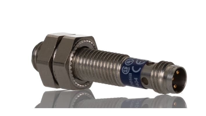 Sensore di prossimità induttivo Telemecanique XS508B1PAM8, cilindrico M8, rilevamento 1,5 mm, PNP, tensione 10-36 V c.c. Ideale per applicazioni industriali.