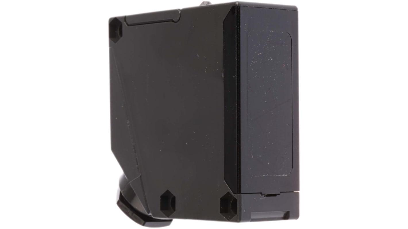 Sensore fotoelettrico Panasonic EQ-511, design compatto, rilevamento 100 mm a 2,5 m, montaggio a pannello, IP67.