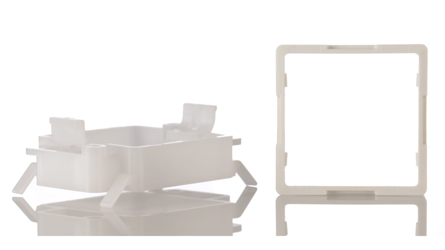 Staffa di montaggio Panasonic MSDP12 per manometro digitale DP100, progettata per installazione sicura a pannello.