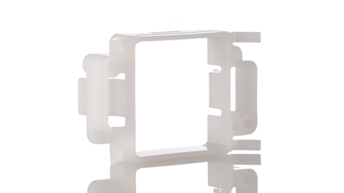 Staffa di montaggio Panasonic MSDP12 per manometro digitale DP100, progettata per installazione sicura a pannello.