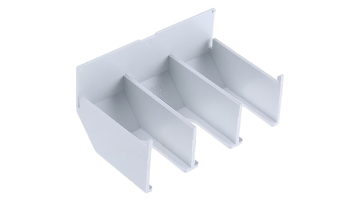 Protezioni terminali Schneider Electric VZ10 per sezionatori TeSys VZ, 3 poli. Compatibili con accessori aperti e chiusi della serie "Vario".