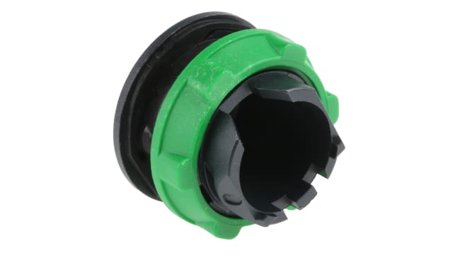 Tappo di chiusura rotondo per Serie Harmony XB4 - ZB5SZ3, plastica nera, Ø22 mm, IP69K, per ambienti industriali.