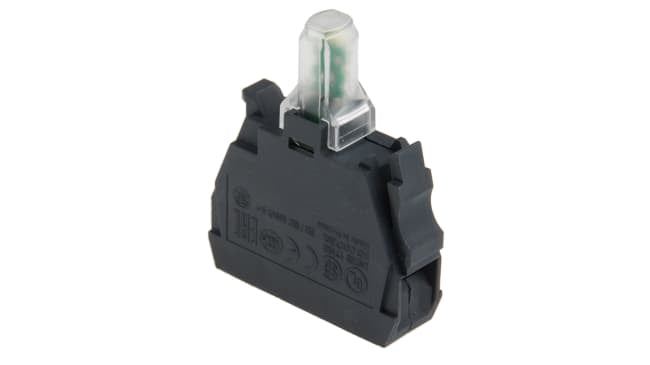 Blocco luminoso Schneider Electric Harmony XB LED universale bianco 230V morsetto a vite ZBVM1 - Ideale per automazione e segnali