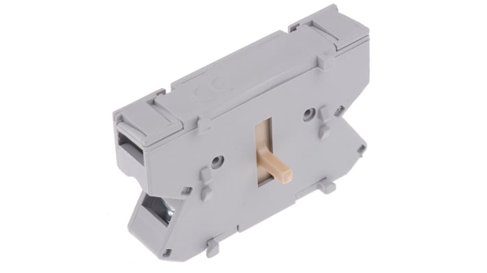 Contatto ausiliario Siemens 3LD9200-5C con 2 contatti, montaggio da pavimento DP. Ideale per impianti elettrici.