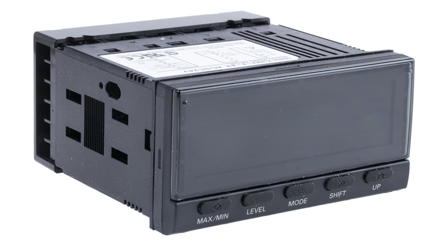 Misuratore digitale multifunzione Omron K3MAFA224VACVDC, display LCD, dimensioni 101,2x97x48 mm, grado di protezione NEMA4X.