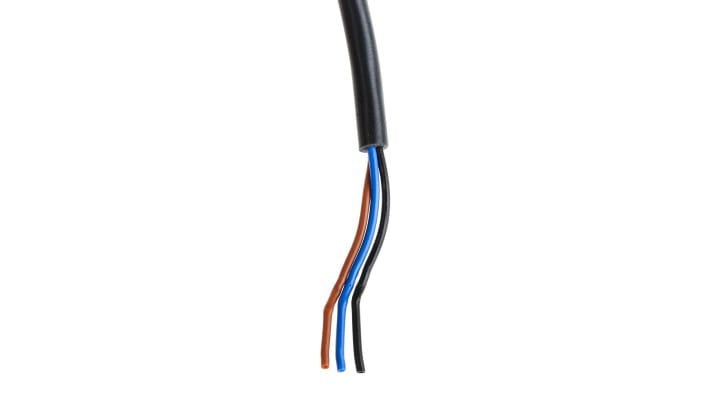 Sensore fotoelettrico Omron E3ZM-R81 2M a retroriflessione, corpo in acciaio inox, rilevamento fino a 4 m, IP67/IP69K.