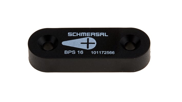 Attuatore Schmersal BPS 16, magnete di azionamento in plastica, IP67, dimensioni 11x60x20mm, peso 22g, adatto per interruttori BNS16.