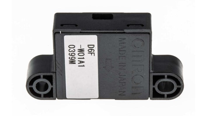 Sensore flusso d'aria Omron D6F-W01A1, alimentazione 10,8-26,4 V c.c., uscita 1-5 VDC, grado di protezione IP40.