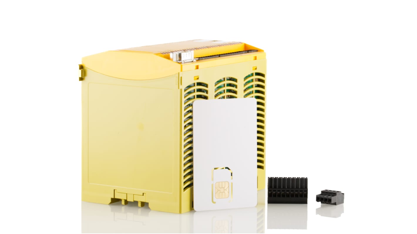 Controller di sicurezza Pilz 773100 PNOZmulti, 20 ingressi, 6 uscite, dimensioni 94 x 135 x 121 mm, grado di protezione IP20.