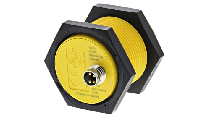 Interruttore di sicurezza senza contatto Pilz 505223, 24V cc, 2NO, IP65/IP67, attuatore magnetico incluso, diametro 28 mm.