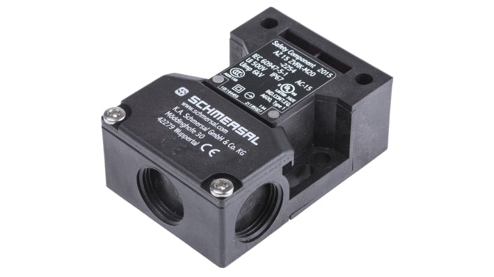 Interruttore di interblocco di sicurezza Schmersal AZ15ZVRK-M20-2254, 1NC, IP67, dimensioni 30 x 52 x 75 mm, per applicazioni industriali.