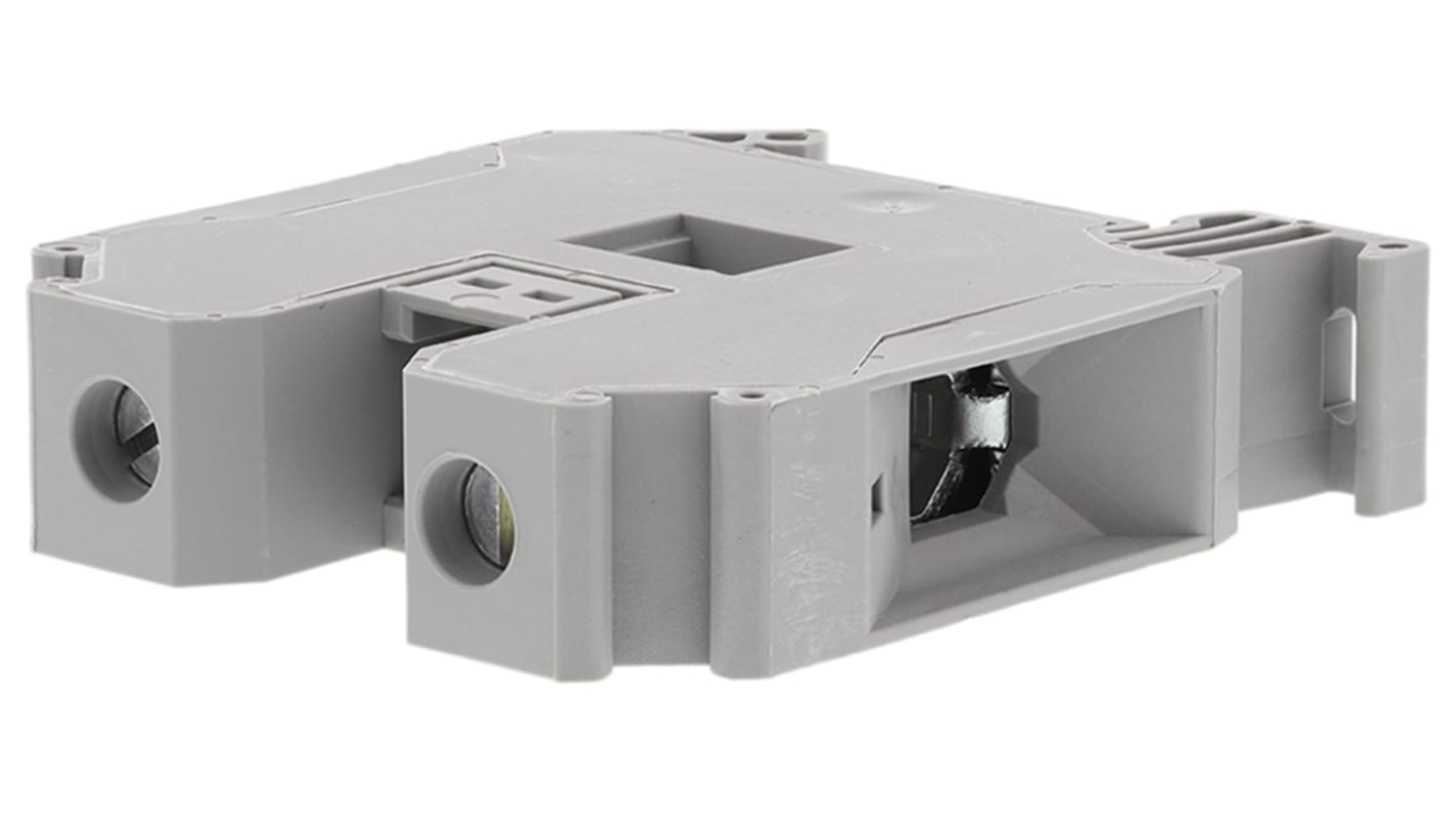 Morsettiera passante Phoenix Contact UT 35 - 3044225, 125A, M6. Isolamento PA, resistenza bassa. Ideale per alta potenza.