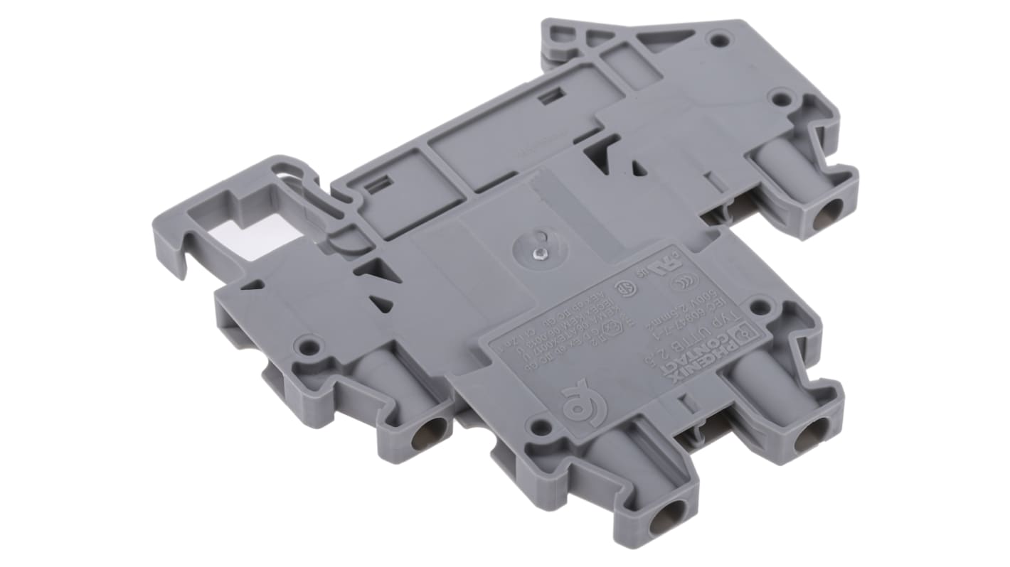 Morsettiera a doppio livello Phoenix Contact 3044636: 500V, 24A, ATEX, lega di rame, UL 94-V0. Ideale per applicazioni industriali.