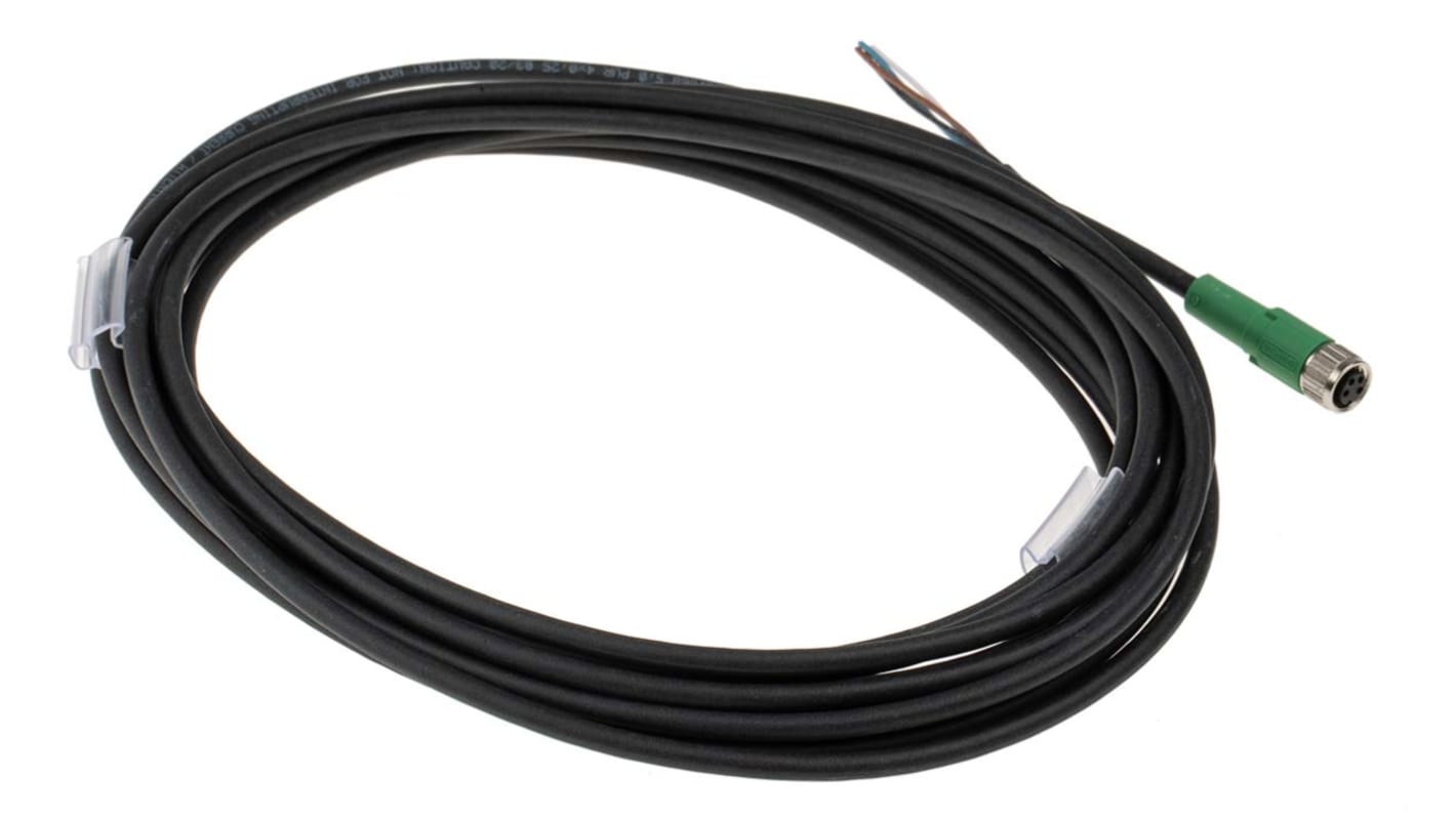 Cavo sensore/attuatore M8 Phoenix Contact 1681868, 4 conduttori, guaina PUR, L. 5m - resistente, affidabile, IP67.