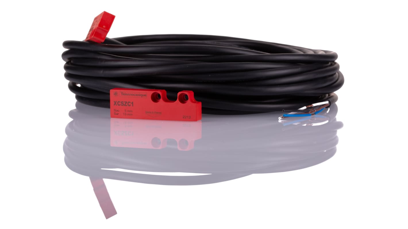 Interruttore di sicurezza senza contatto Telemecanique Sensors XCSDMC59010EX, 24V cc, grado di protezione IP67, dimensioni 51 x 34 x 7 mm.