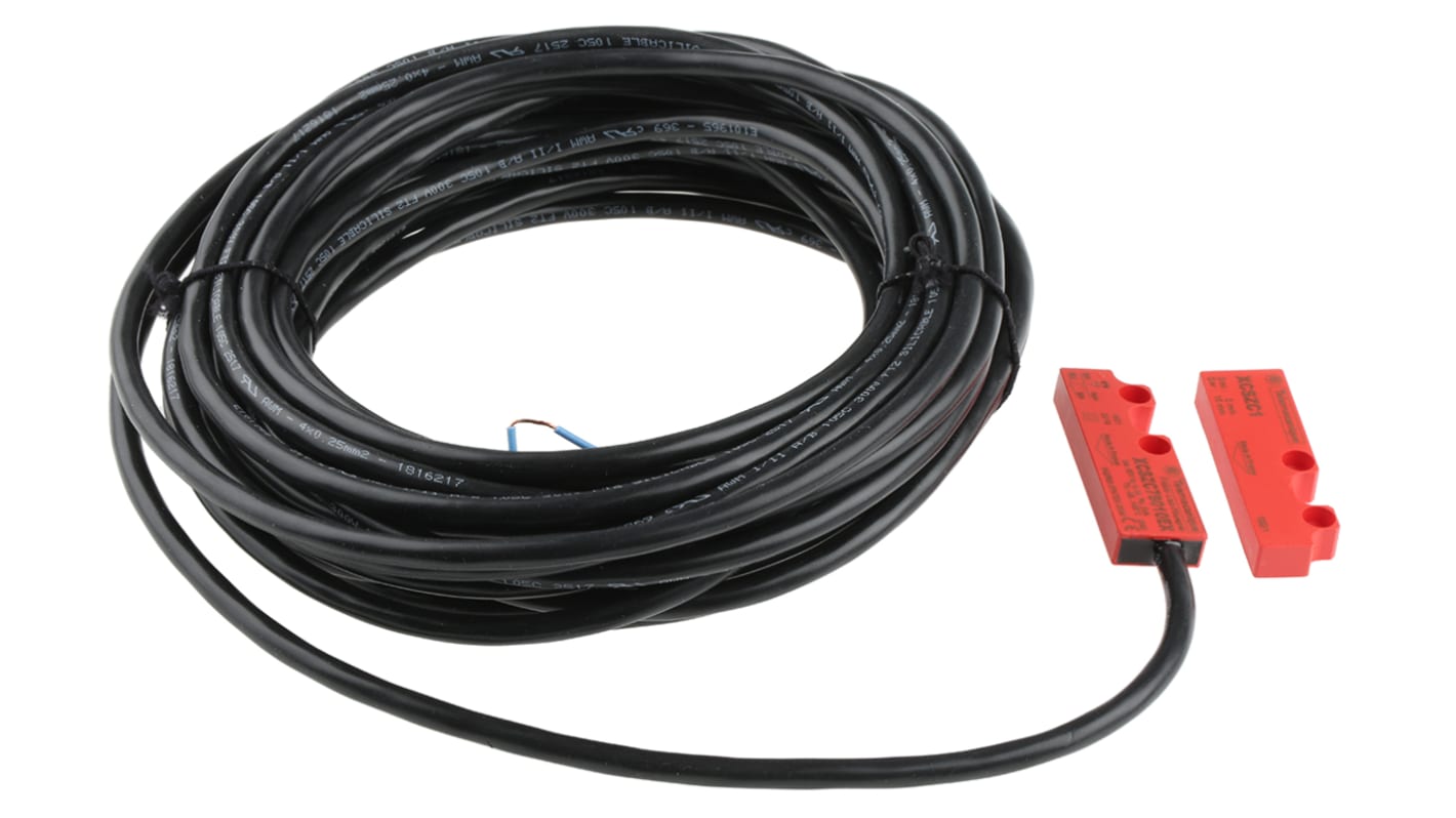 Interruttore di sicurezza senza contatto Telemecanique Sensors XCSDMC79010EX, 24V cc, 2NC, protezione IP66/IP67, dimensioni 51x34x7 mm.
