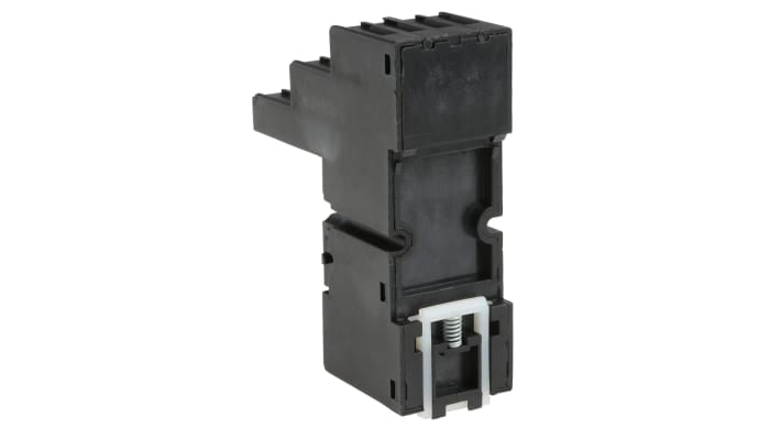 Zoccolo per relè Finder 94.040SMA, montaggio su guida DIN, 11 pin, 10A, 250VAC, grado di protezione IP20.