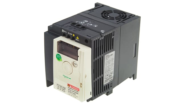 Schneider Electric ATV12HU15M2 Inverter 1,5 kW 230 V c.a. Monofase - Ideale per motori industriali. Con protocollo Modbus e design compatto.