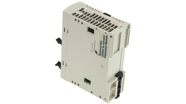 Modulo I/O Schneider Electric TM2DDO32TK per Modicon M238, 32 uscite digitali, alimentazione 24 V, montaggio su guida DIN.