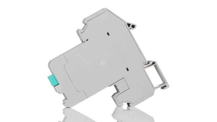 Interruttore automatico di protezione motore Phoenix Contact 0916605, corrente nominale 2 A, montaggio su guide DIN, dimensioni 12,3 x 85,5 x 89,5 mm.