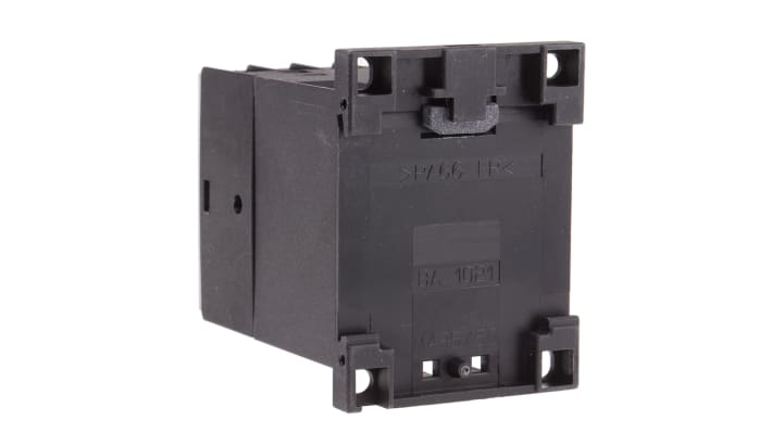 Relè contattore Lovato 11BG0022A024, 4 poli, 10 A, 24 V c.a., montaggio su guida DIN, dimensioni 58x44x57 mm, grado di protezione IP20.