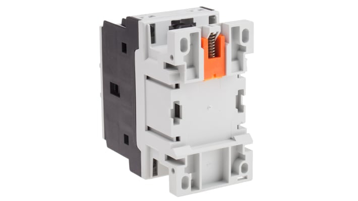 Contattore Lovato BF1210A400, 3 poli, 12 A, montaggio su guida DIN 35 mm, dimensioni 45 x 81 x 80,7 mm, protezione IP20.