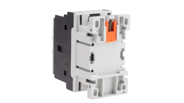 Contattore Lovato BF2510A110, 3 poli, 25 A, bobina 110 V c.a., montaggio su guida DIN 35 mm, dimensioni 45 x 81 x 80.7 mm.