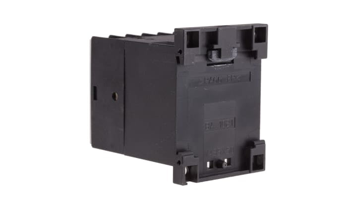 Relè contattore Lovato 11BG0022A110, 4 poli, 10 A, 110 V c.a., montaggio su guida DIN, dimensioni 58x44x57 mm, grado di protezione IP20.