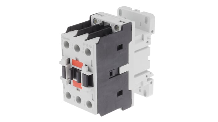 Contattore Lovato BF3200A110, 3 poli, 32 A, montaggio su guida DIN, dimensioni 90x45x90 mm, bobina 110 V c.a.