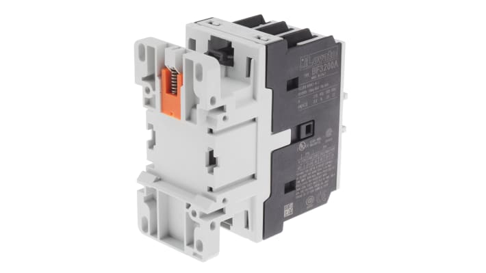 Contattore Lovato BF3200A110, 3 poli, 32 A, montaggio su guida DIN, dimensioni 90x45x90 mm, bobina 110 V c.a.