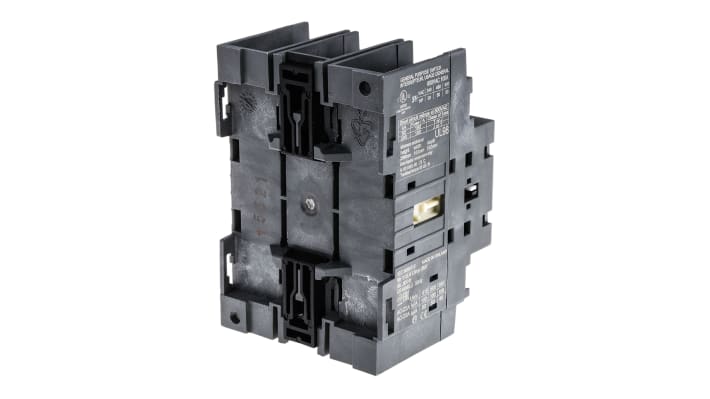 Interruttore sezionatore ABB OT100F3, 3 poli, 100A, montaggio su guida DIN, dimensioni 100x70x74 mm, protezione IP20.