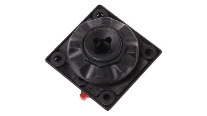 Manopola rotante ABB OHBS3AH 1SCA105234R1001, colore nero, 40mm, grado di protezione IP54, per selettori serie OT.