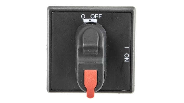 Manopola rotante ABB per interruttori OT16...32FT, colore nero, grado di protezione IP54, per attivazione tramite albero.