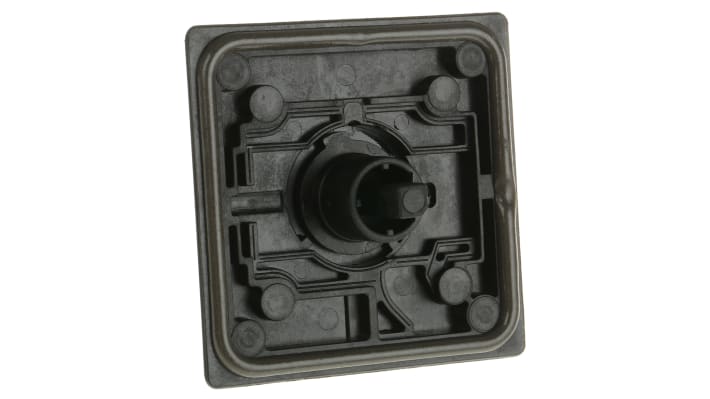 Manopola rotante ABB OHBS2RJ per interruttore selettore, colore nero, dimensioni 65 x 65 mm, grado di protezione IP65.