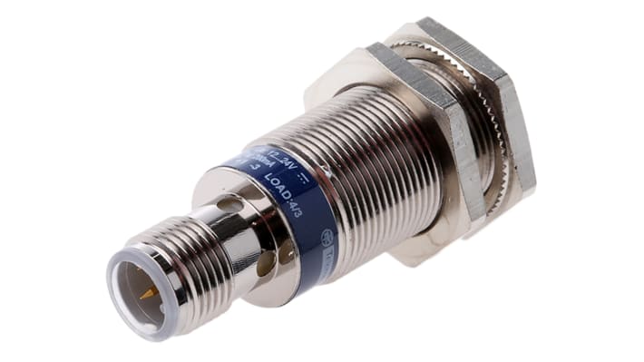 Sensore di prossimità Telemecanique XS118B3PAM12, M18, rilevamento 8mm, PNP, 10-36V c.c. per applicazioni industriali.