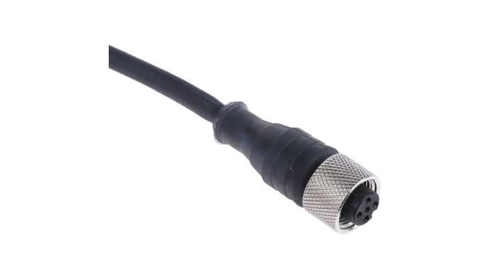 Cavo sensore/attuatore M12 femmina Telemecanique Sensors, 5 conduttori, lunghezza 5m, protezione IP65/IP67/IP69K.