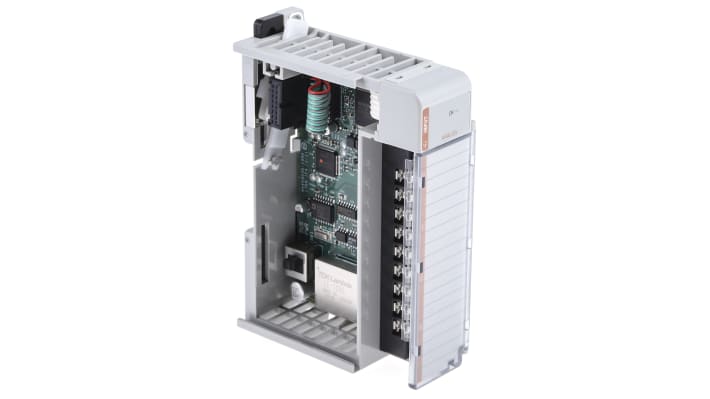 Modulo I/O Allen Bradley 1769-IF4 per MicroLogix 1500, 4 ingressi, dimensioni 118 x 35 x 87 mm, alimentazione 30 V.